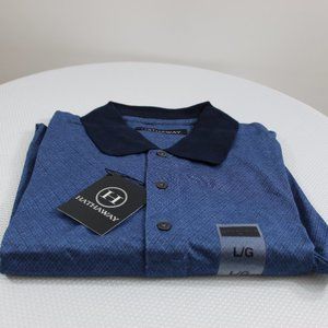 Men s Hathaway Short sleeve Pullover Golf Shirts Size Large